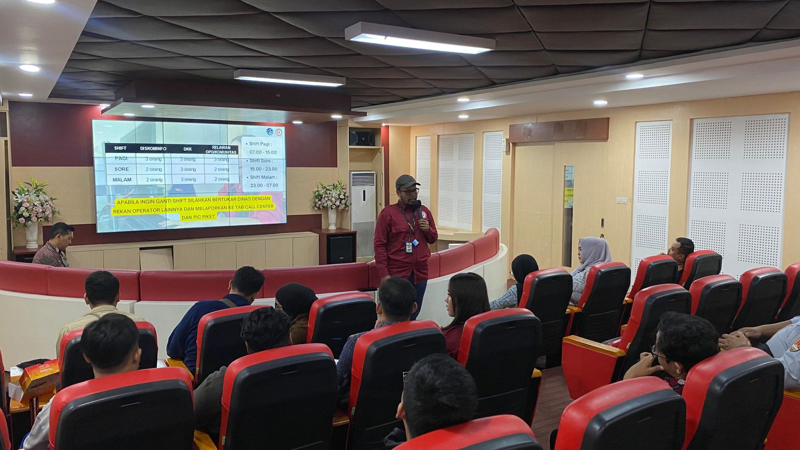 Rapat Pengarahan Integrasi Call Center 112 dan Ambulans Kegawatdaruratan Digelar di Situation Room